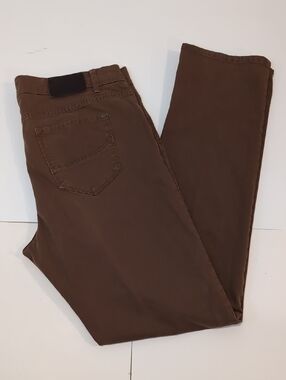 Brax Cadiz Brown Straight Pants Chino